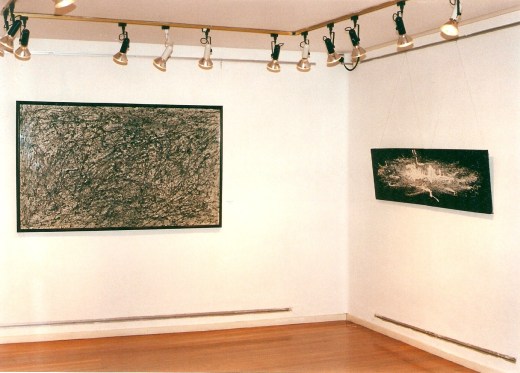 Ricardo Asensio Díptico Espacial Homenaje a Pollock (1987)